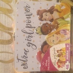 Disney Princess Puzzle with Gold and Purple Accents